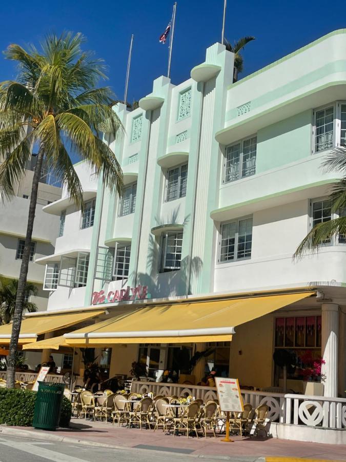 Beachfront Apt In Carlyle Hotel On Ocean Drive Miami Beach Bagian luar foto